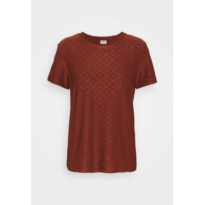 Kobiety T_SHIRT_TOP | JDY JDYCATHINKA - T-shirt basic - cherry mahogany/brązowy - BN32132