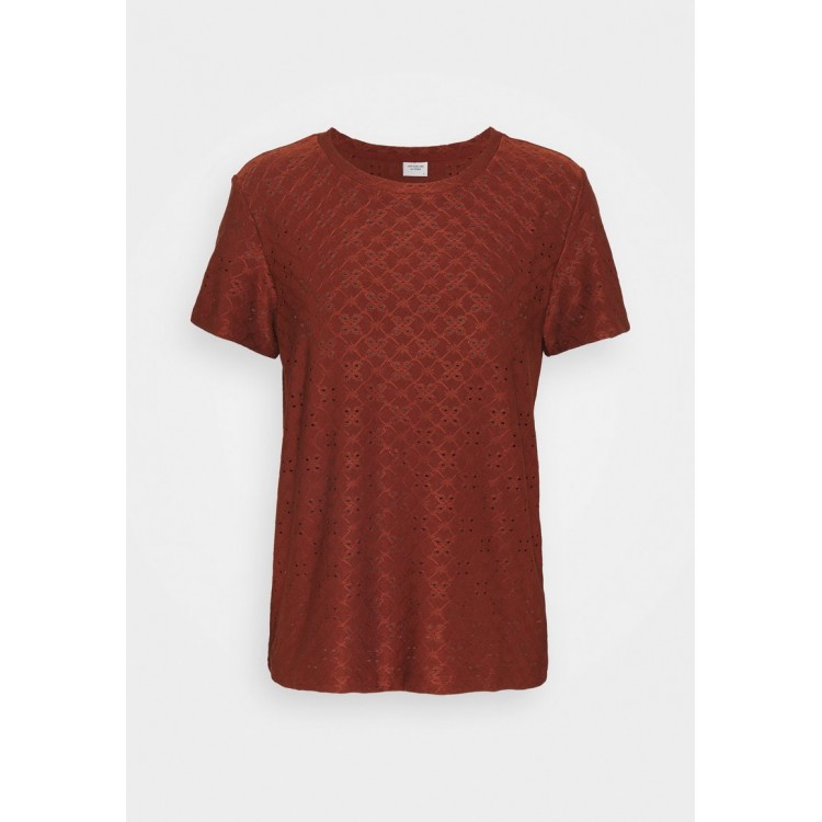 Kobiety T SHIRT TOP | JDY JDYCATHINKA - T-shirt basic - cherry mahogany/brązowy - BN32132