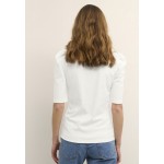 Kobiety T SHIRT TOP | Kaffe KAMARI LIDDY PUFF - T-shirt basic - chalk/mleczny - FJ27887
