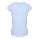 Kobiety T SHIRT TOP | Kaffe T-shirt basic - cashmere blue/jasnoniebieski - YB77989