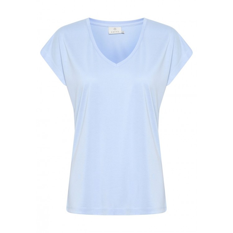 Kobiety T SHIRT TOP | Kaffe T-shirt basic - cashmere blue/jasnoniebieski - YB77989