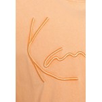 Kobiety T SHIRT TOP | Karl Kani SIGNATURE DESTROYED TEE UNISEX - T-shirt z nadrukiem - light orange/pomarańczowy - IH88634