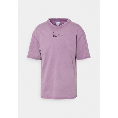 Kobiety T_SHIRT_TOP | Karl Kani SMALL SIGANTURE WASHED TEE UNISEX - T-shirt z nadrukiem - violet/fioletowy - WA12262