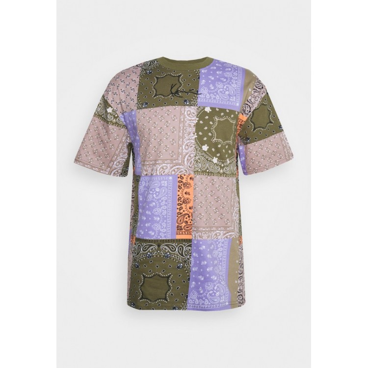 Kobiety T SHIRT TOP | Karl Kani SMALL SIGNATURE TEE UNISEX - T-shirt z nadrukiem - multicolor/wielokolorowy - OO56696