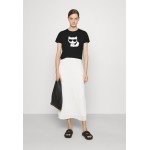 Kobiety T SHIRT TOP | KARL LAGERFELD IKONIK CHOUPETTE - T-shirt z nadrukiem - black/czarny - CY54129