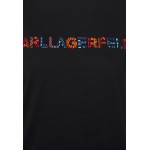 Kobiety T SHIRT TOP | KARL LAGERFELD SMALL LOGO - T-shirt z nadrukiem - black/czarny - ES66967