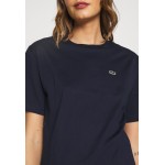 Kobiety T SHIRT TOP | Lacoste T-shirt basic - navy blue/granatowy - XK61957