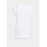 Kobiety T SHIRT TOP | LASCANA V AUSSCHNITT - T-shirt basic - weiss/biały - ZC81062