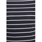 Kobiety T SHIRT TOP | Lauren Ralph Lauren STRIPED BOATNECK TOP - T-shirt z nadrukiem - navy/white/granatowy - TT48230