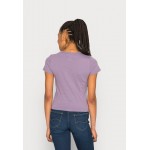 Kobiety T SHIRT TOP | Lee BABY TEE - T-shirt basic - washed purple/fioletowy - JS36472