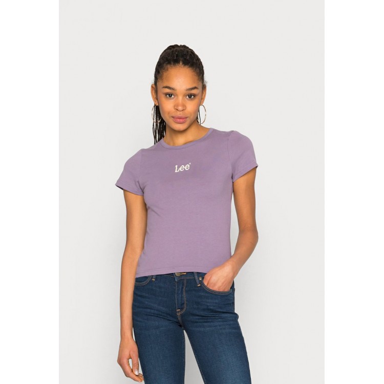 Kobiety T SHIRT TOP | Lee BABY TEE - T-shirt basic - washed purple/fioletowy - JS36472