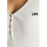 Kobiety T SHIRT TOP | Lee HENLEY - T-shirt basic - ecru/mleczny - PU04404
