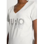 Kobiety T SHIRT TOP | Liu Jo Jeans T-shirt z nadrukiem - white/biały - SA38978