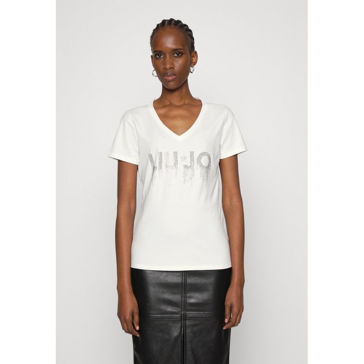 Kobiety T SHIRT TOP | Liu Jo Jeans T-shirt z nadrukiem - white/biały - SA38978