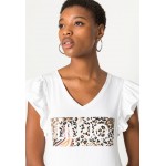 Kobiety T SHIRT TOP | Liu Jo Jeans T-shirt z nadrukiem - white/biały - VK59617
