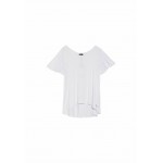 Kobiety T SHIRT TOP | Liu Jo Jeans WITH ANIMAL - T-shirt z nadrukiem - white animal print/biały - CA23998