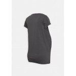 Kobiety T SHIRT TOP | LOVE2WAIT NURSING - T-shirt z nadrukiem - anthracite/ciemnoszary - QR52149