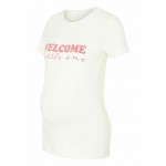 Kobiety T SHIRT TOP | MAMALICIOUS T-shirt z nadrukiem - lavender/liliowy - YW12241