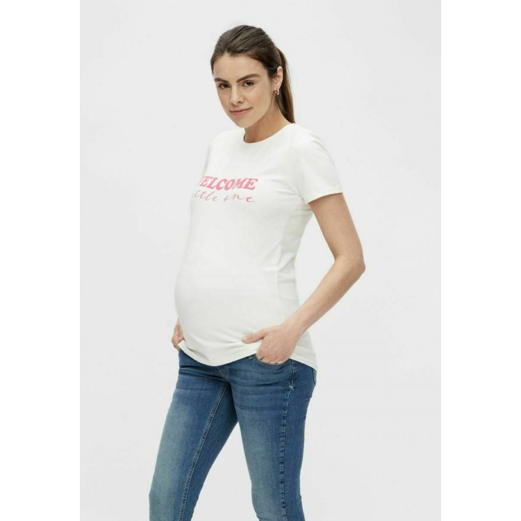 Kobiety T SHIRT TOP | MAMALICIOUS T-shirt z nadrukiem - lavender/liliowy - YW12241