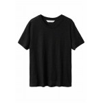 Kobiety T SHIRT TOP | Mango LISINO - T-shirt basic - zwart/czarny - GX62906
