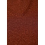 Kobiety T SHIRT TOP | Mango T-shirt basic - rudy/pomarańczowy - FC42711