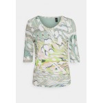 Kobiety T SHIRT TOP | Marc Cain T-shirt z nadrukiem - water kiss/mleczny - YP49174