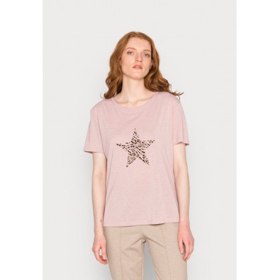 Kobiety T_SHIRT_TOP | Marks & Spencer RELAXED - T-shirt z nadrukiem - pink mix/różowy - WS22868