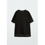 Kobiety T SHIRT TOP | Massimo Dutti MIT TASCHE - T-shirt basic - black/czarny - ZZ49715