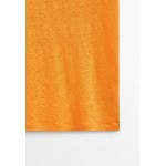 Kobiety T SHIRT TOP | Massimo Dutti T-shirt z nadrukiem - orange/pomarańczowy - JL52117