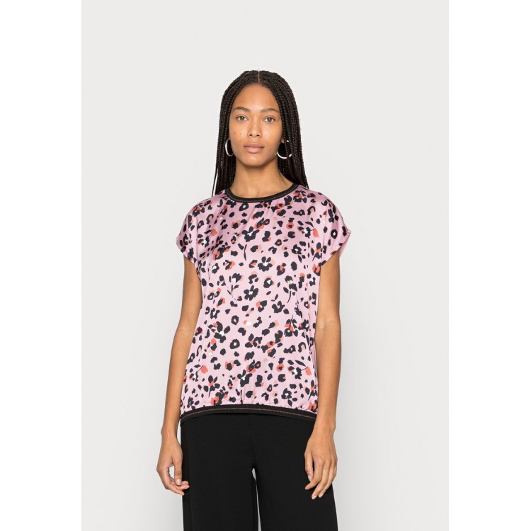 Kobiety T SHIRT TOP | More & More T-shirt z nadrukiem - pink/różowy - CI48111