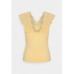Kobiety T SHIRT TOP | Morgan DENO - T-shirt z nadrukiem - mais/żółty - WP21460