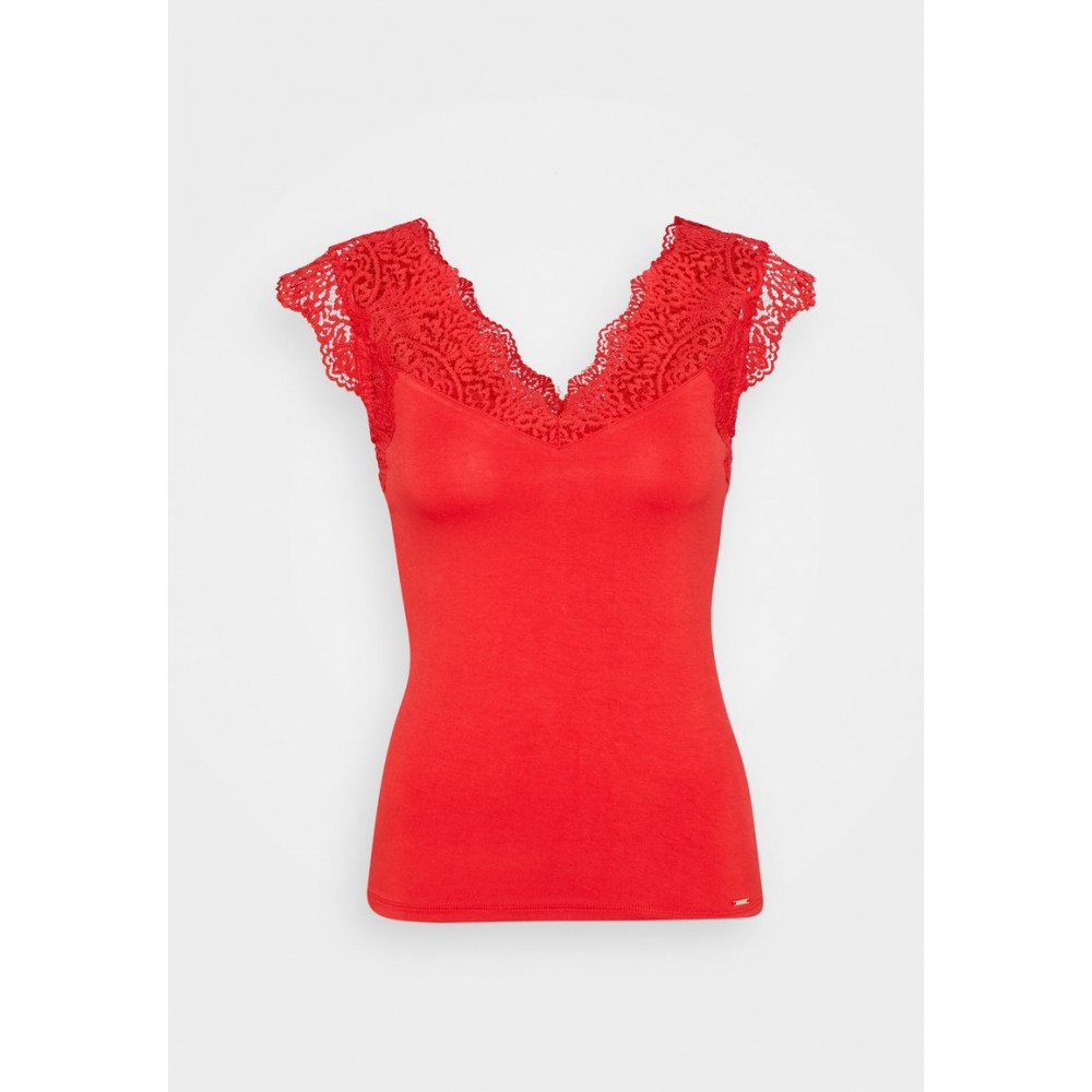 Kobiety T SHIRT TOP | Morgan DENO - T-shirt z nadrukiem - red/czerwony - TB68706