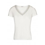 Kobiety T SHIRT TOP | Morgan T-shirt z nadrukiem - off-white/mleczny - CS78318