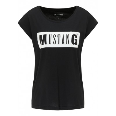 Kobiety T_SHIRT_TOP | Mustang T-shirt z nadrukiem - schwarz/czarny - VY99528