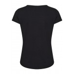 Kobiety T SHIRT TOP | My Essential Wardrobe THE MODAL - T-shirt basic - black/czarny - IT32929