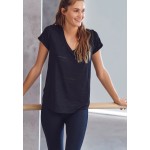 Kobiety T SHIRT TOP | Next T-shirt z nadrukiem - black/czarny - ED54109
