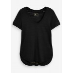 Kobiety T SHIRT TOP | Next T-shirt z nadrukiem - black/czarny - ED54109