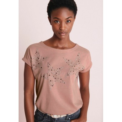 Kobiety T_SHIRT_TOP | Next T-shirt z nadrukiem - pink/różowy - RR55949