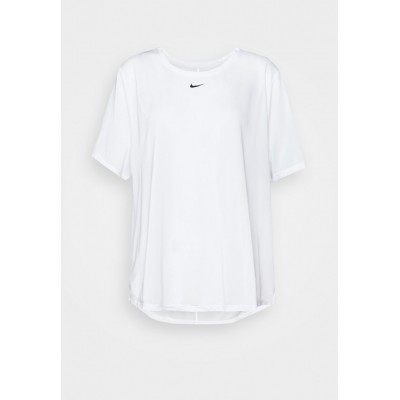 Kobiety T_SHIRT_TOP | Nike Performance ONE PLUS - T-shirt basic - white/black/biały - DM53548