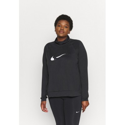 Kobiety T_SHIRT_TOP | Nike Performance RUN - Koszulka sportowa - black/off noir/white/czarny - GC92554