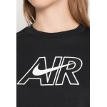 Kobiety T SHIRT TOP | Nike Sportswear TEE AIR - T-shirt z nadrukiem - black/czarny - OZ21219