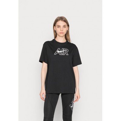 Kobiety T_SHIRT_TOP | Nike Sportswear TEE AIR - T-shirt z nadrukiem - black/czarny - OZ21219