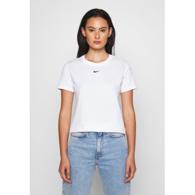 Kobiety T_SHIRT_TOP | Nike Sportswear TEE CREW - T-shirt basic - white/black/biały - SK79247