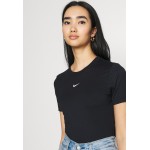 Kobiety T SHIRT TOP | Nike Sportswear TEE - T-shirt basic - black/white/czarny - JU17300