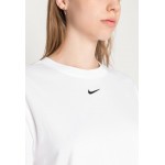 Kobiety T SHIRT TOP | Nike Sportswear TEE - T-shirt basic - white/black/biały - CJ36738