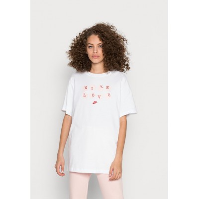 Kobiety T_SHIRT_TOP | Nike Sportswear TEE  - T-shirt z nadrukiem - white/biały - ST49279