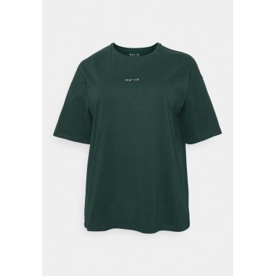 Kobiety T_SHIRT_TOP | NU-IN LOGO OVERSIZED  - T-shirt z nadrukiem - green/zielony - JS24366