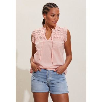 Kobiety T_SHIRT_TOP | Odd Molly FINEST - T-shirt basic - plain pink/jasnoróżowy - VQ25881