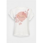 Kobiety T SHIRT TOP | ONLY ONLHOPE BAT BOX - T-shirt z nadrukiem - cloud dancer/biały - LR49985