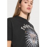 Kobiety T SHIRT TOP | ONLY ONLLUCY EYE - T-shirt z nadrukiem - black enigmatic/czarny - EN68458